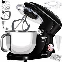 Robot Planetarny Kuchenny Wielofunkcyjny Mikser 2200W Duża Misa 6L + GRATIS