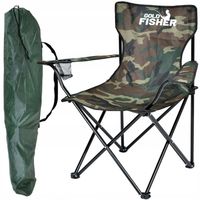KRZESŁO WĘDKARSKIE SKŁADANE ROZKŁADANE TURYSTYCZNE NA RYBY DLA WĘDKARZA