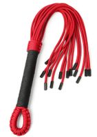 knot flogger red