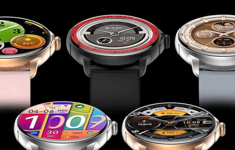 Smartwatch Damski Rubicon RNCF35 SILVER Bransoleta + Pasek zdjęcie 7