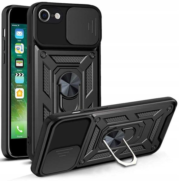 Spacecase Camring Iphone 7/8/Se Black zdjęcie 4