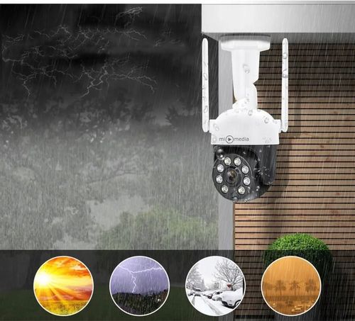 KAMERA ZEWNĘTRZNA OBROTOWA IP WiFi 4X ZOOM 4MPx 4MP DETEKCJA SMART HD ICSEE na Arena.pl