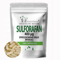 Sulforafan 400mcg 100kaps KIEŁKI BORKUŁA ANTYOKSYDANT SULFORAPHANE