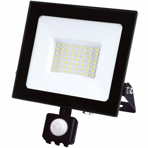 Naświetlacz LED 50W=280W 5052lm Halogen Reflektor Slim Lampa Czujnik Ruchu zdjęcie 4