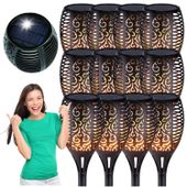 12x Lampa pochodnia solarna LED zestaw