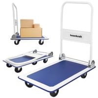 Wózek platformowy magazynowy transportowy składany ręczny 150kg