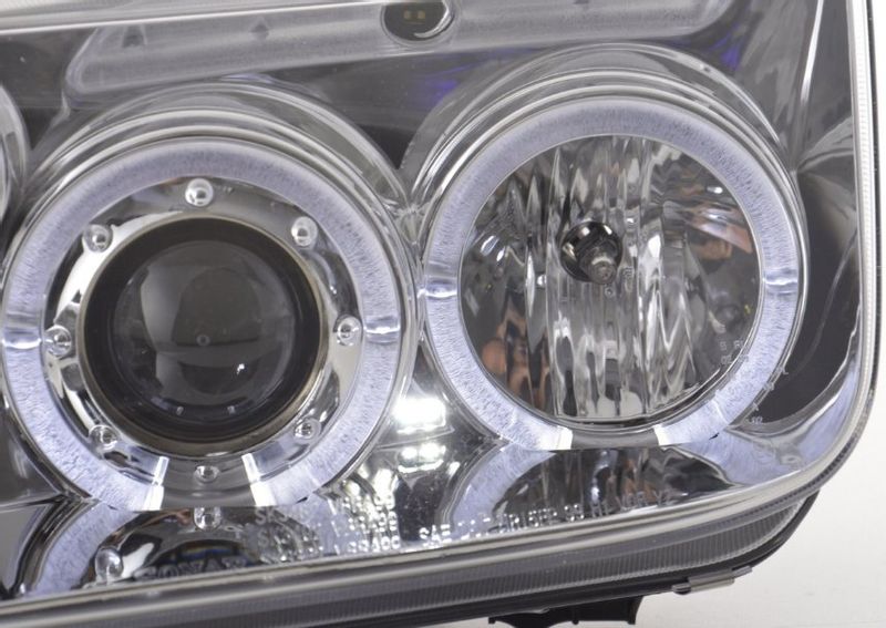 LAMPY REFLEKTORY Do VW BORA Od 1998 Do 2005 RINGI CHROME LED zdjęcie 2