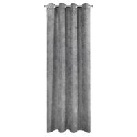 ZASŁONA na kółkach szenil gotowa 140X250 GRAFITOWa