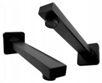 wylewka wannowa podtynkowa CZARNA