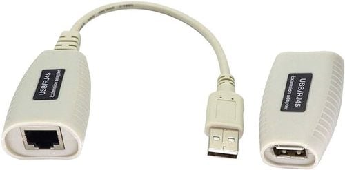 Adapter przedłużacz przejściówka USB Cat5/5e/6 na Arena.pl