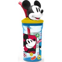 Kubek ze Słomką Mickey Mouse CZ11336 3D Niebieski