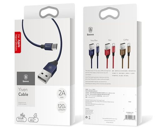 Kabel Baseus Yiven Lightning 120cm 2A - niebieski na Arena.pl