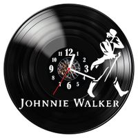 Zegar ścienny z płyty winylowej Johnnie Walker 876.14
