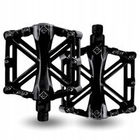 PEDAŁY ROWEROWE PLATFORMOWE ALUMINIOWE ANTYPOŚLIZGOWE ZESTAW PEDAŁÓW