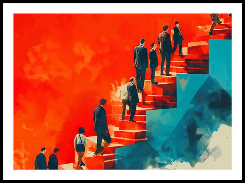 Plakat 70x50cm Metafory Sukcesu na Arena.pl