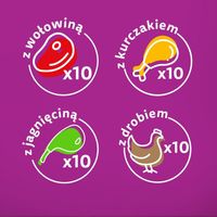 WHISKAS SASZETKI KARMA DLA KOTA MIX W SOSIE 40x85g