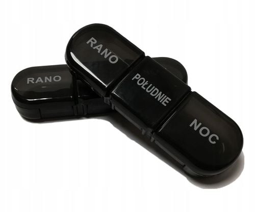 V5 PUDEŁKO NA LEKI TABLETKI POJEMNIK ORGANIZER NA 7 dni 3 PORY DNIA POLSKI na Arena.pl