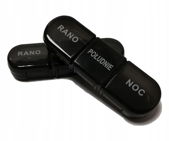 V5 PUDEŁKO NA LEKI TABLETKI POJEMNIK ORGANIZER NA 7 dni 3 PORY DNIA POLSKI zdjęcie 8