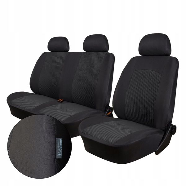 Pokrowce samochodowe BUS 2+1 3os do RENAULT TRAFIC OPEL VIVARO zdjęcie 1