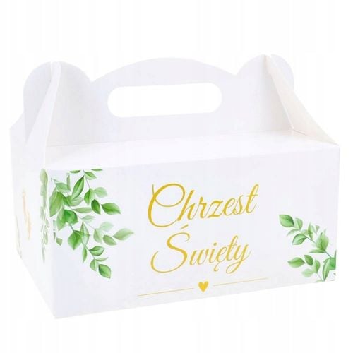 Pudełko Na Ciasto 10szt Chrzest Pudełka Dekoracyjne Podziękowania Dla na Arena.pl