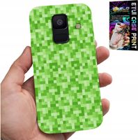 ETUI DO SAMSUNG A6 2018 - WZORY Z GIER Z GRY PIKSEL PIKSELE PLECKI