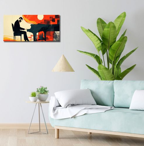 Obraz 70x30cm Pianista na Arena.pl