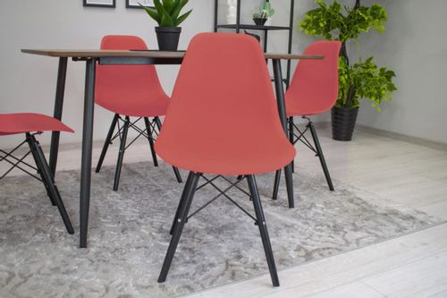 Krzesło OSAKA cynober / nogi czarne x 2 na Arena.pl