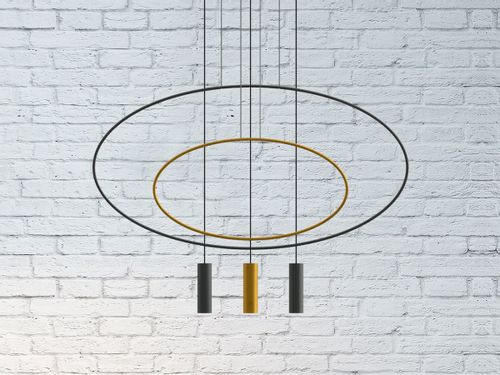 Lampa wisząca HOLAR 2 CZARNY na Arena.pl