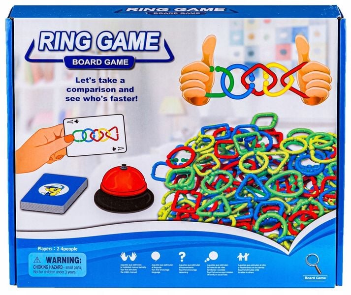 Logiczna Gra Połącz Obręcze Kształty, Puzzle Ring Game zdjęcie 1