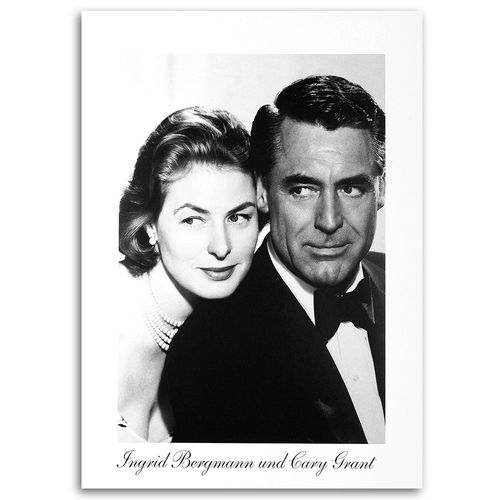 Deco Panel, Ingrid Bergmann i Cary Grant 40x50 na Arena.pl