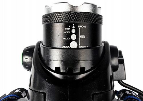 LATARKA CZOŁOWA CZOŁÓWKA LED REFLEKTOR + BATERIE 3 TRYBY ŚWIECENIA 2 x AKUM na Arena.pl