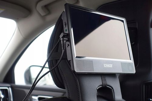 SCHWAIGER przenośny odtwarzacz DVD 2 ekrany USB SD pilot stojak samochodowy na Arena.pl