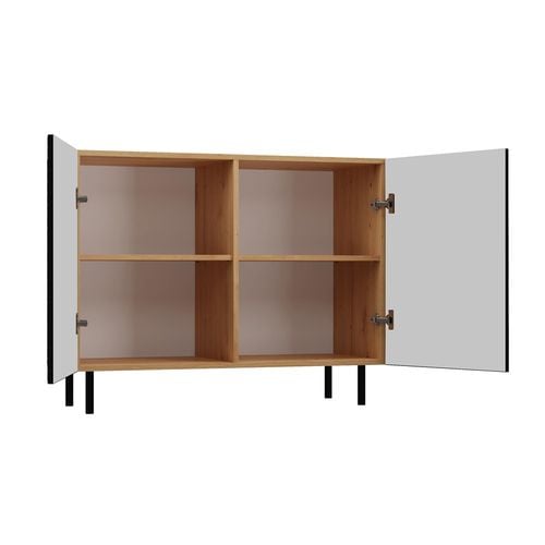 Komoda KAMA 2D ARTISAN CZARNY na Arena.pl