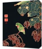 Obraz 40x50cm The Paroquet, Jakuchu Japoński Vintage