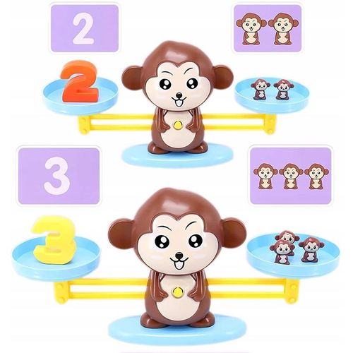 Waga Szalkowa Małpka Gra Edukacyjna Nauka Liczenia na Arena.pl
