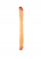 Dildo podwójne Booty Call 46 cm cielisty