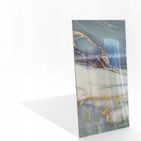 Gres onyx 120x60 GRANAT/BIEL ze złotym użyleniem - połysk ZŁOTE REFLEKSY