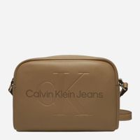 Calvin Klein Jeans torebka listonoszka poliuretan brązowy