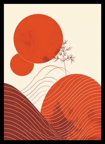 Plakat 25x35cm Ciepło Czerwieni na Arena.pl
