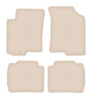 Dywaniki welurowe beżowe Hyundai Accent MC 2005-2011 hatchback/sedan