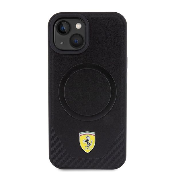 Etui Ferrari do iPhone 15, iPhone 14, iPhone 13, Czarny MagSafe zdjęcie 3