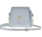 torebka listonoszka laura biaggi – styl w kolorze light blue