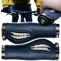 Wygodne Chwyty Rowerowe Ergonomiczne Rączki Gripy na Rower Mocne EKOSKÓRA