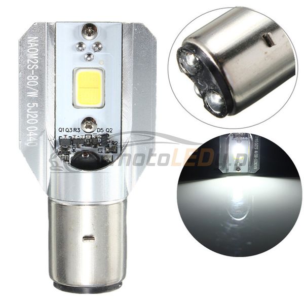 ŻARÓWKA LED BA20D, H6, S2  6V-80V 12W 800lm zdjęcie 5