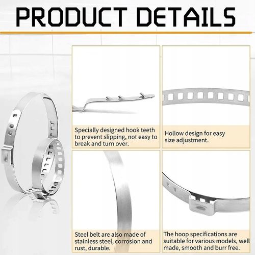 OPASKI ZACISKOWE UNIWERSALNE 25-43 MM 75-125 MM ZESTAW 10+10 OBEJMY na Arena.pl