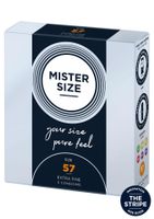 prezerwatywy ultra cienkie mister size 57 mm naturalne 3 sztuki