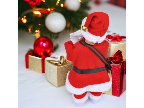 Mikołaj grający świąteczny duży tańczy świeci muzyka figurka xxl na Arena.pl