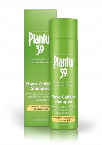 Plantur 39 Fito-Caffeine Szampon do Zniszczonych i Farbowanych Włosów 250ml na Arena.pl