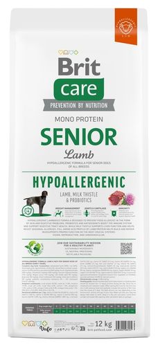 BRIT CARE Hypoallergenic Senior Lamb 12kg na Arena.pl