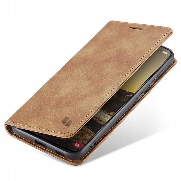 Spacecase Wallet Galaxy S24 Fe Light Brown zdjęcie 3